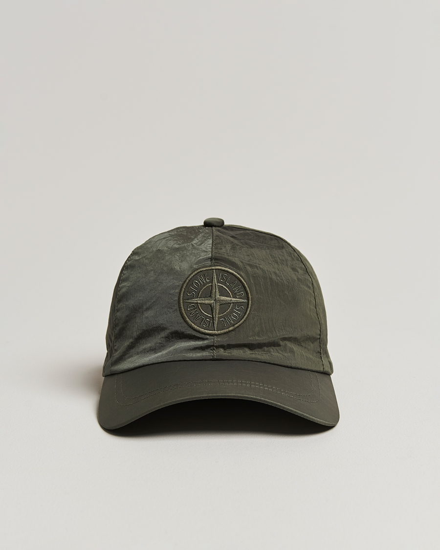 Herre | Stone Island Nylon Metal Logo Cap Musk | Stone Island | Nylon Metal Logo Cap Musk