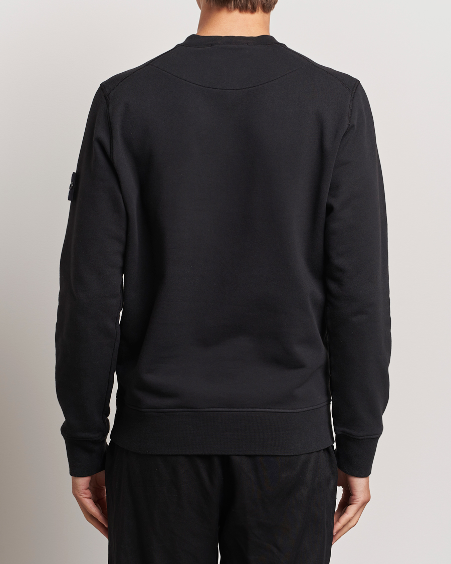 Herre | Gensere | Stone Island | Garment Dyed Fleece Sweatshirt Black
