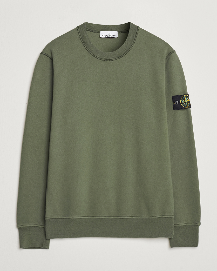 Herre | Gensere | Stone Island | Garment Dyed Fleece Sweatshirt Musk