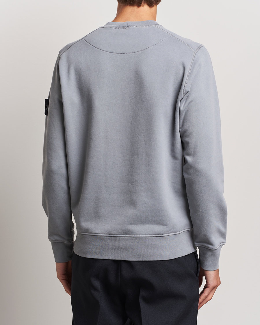 Herre | Gensere | Stone Island | Garment Dyed Fleece Sweatshirt Grey Green