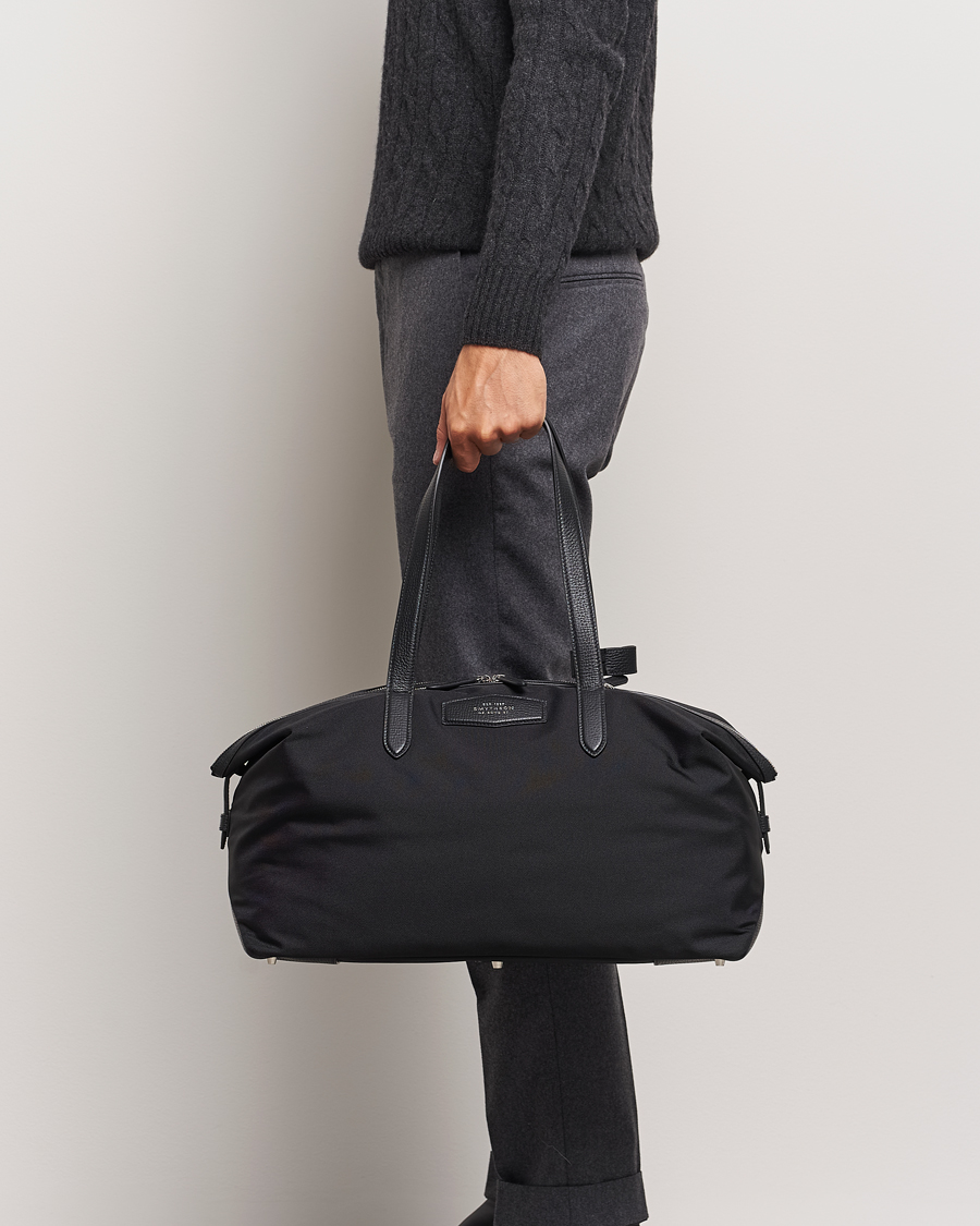 Herre | Vesker | Smythson | Canvas Norton Small Travel Bag Black