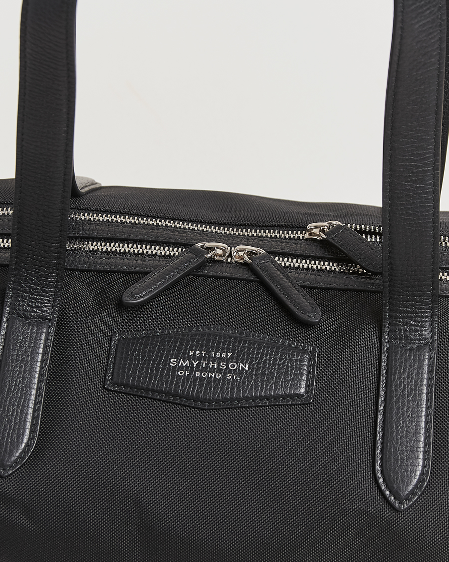 Herre | Vesker | Smythson | Canvas Norton Small Travel Bag Black