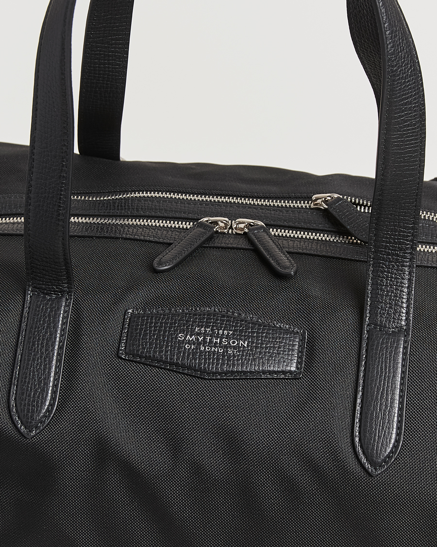Herre | Vesker | Smythson | Canvas Norton Travel Bag Black