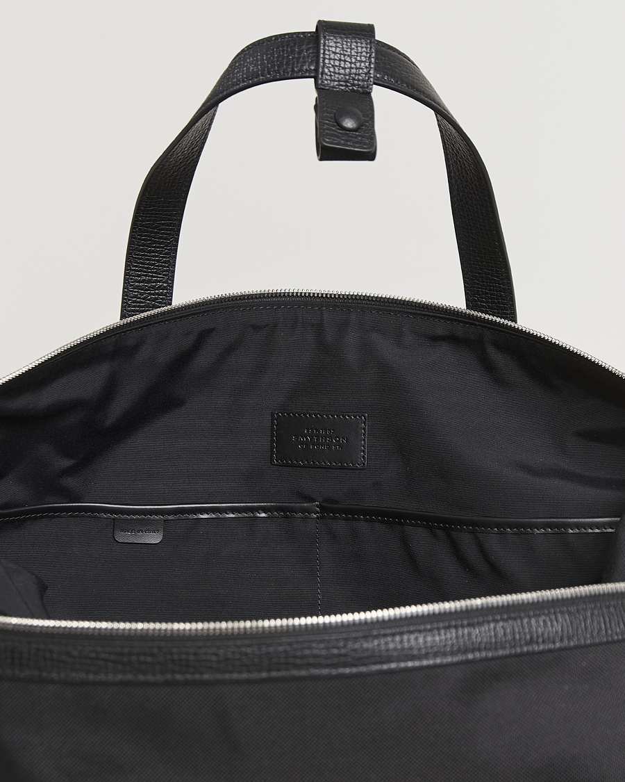 Herre | Vesker | Smythson | Canvas Norton Travel Bag Black