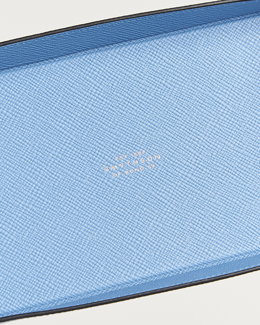 Herre | Til hjemmet | Smythson | Panama Leather Trinket Tray Blue Nile