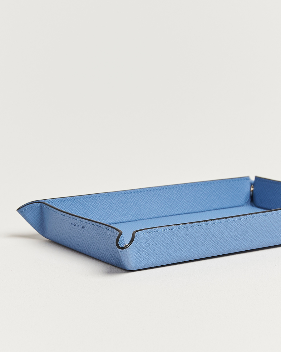 Herre | Til hjemmet | Smythson | Panama Leather Trinket Tray Blue Nile