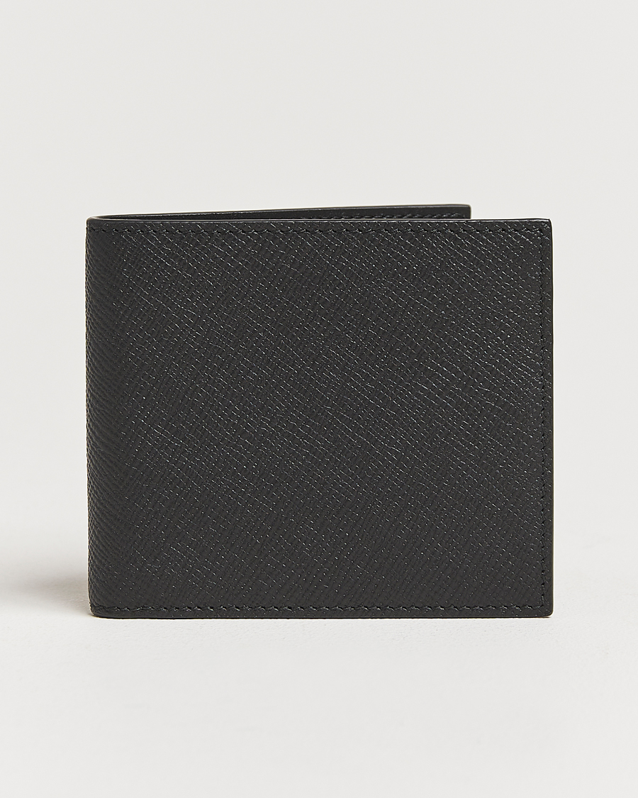 Herre | Lommebøker | Smythson | Panama 6 Card Leather Wallet Black
