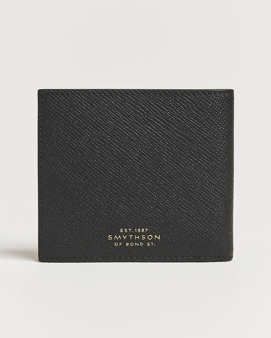 Herre | Lommebøker | Smythson | Panama 6 Card Leather Wallet Black