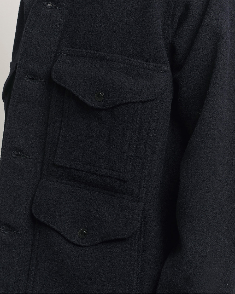Herre | Jakker | Filson | Mackinaw Wool Cruiser Dark Navy