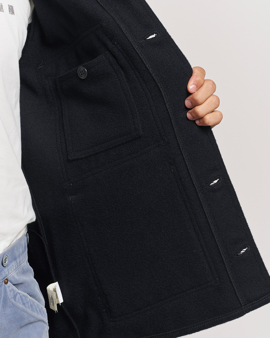 Herre | Jakker | Filson | Mackinaw Wool Cruiser Dark Navy