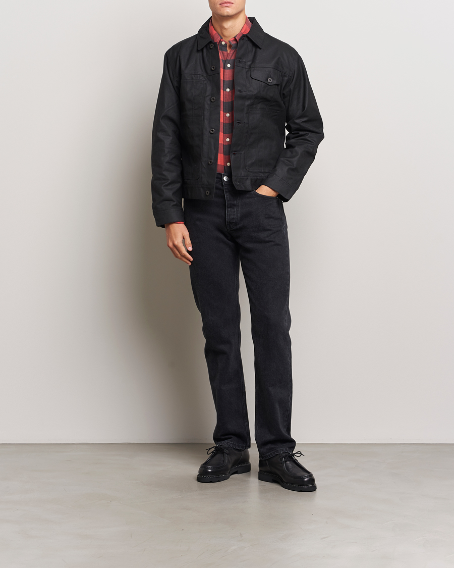 Herre | Jakker | Filson | Tin Cloth Short Lined Cruiser Black