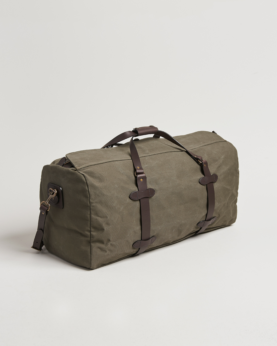Herre | Vesker | Filson | Rugged Twill Duffle Large Otter Green