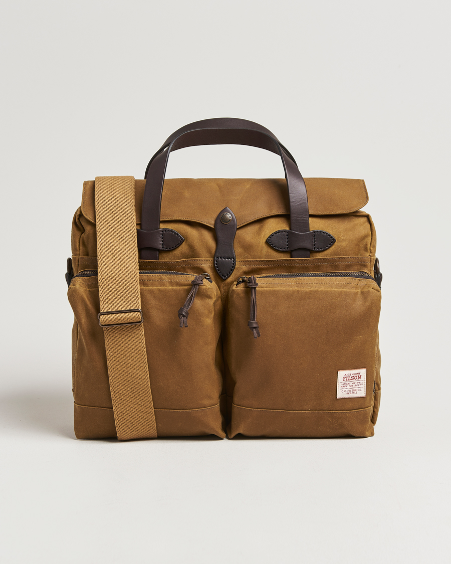 Herre | Vesker | Filson | 24-Hour Tin Briefcase Dark Tan