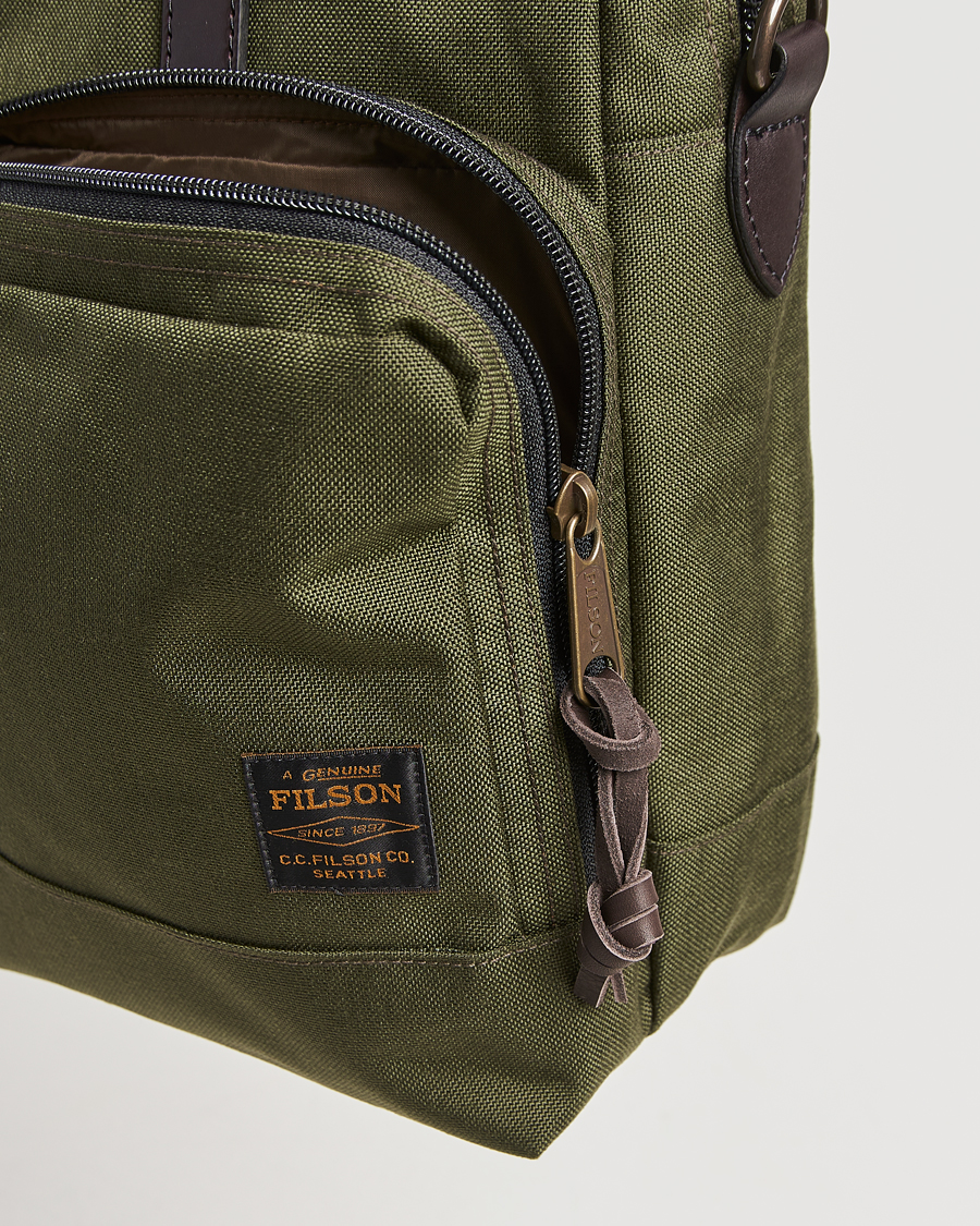Herre | Vesker | Filson | Dryden Cordura Nylon Briefcase Otter Green
