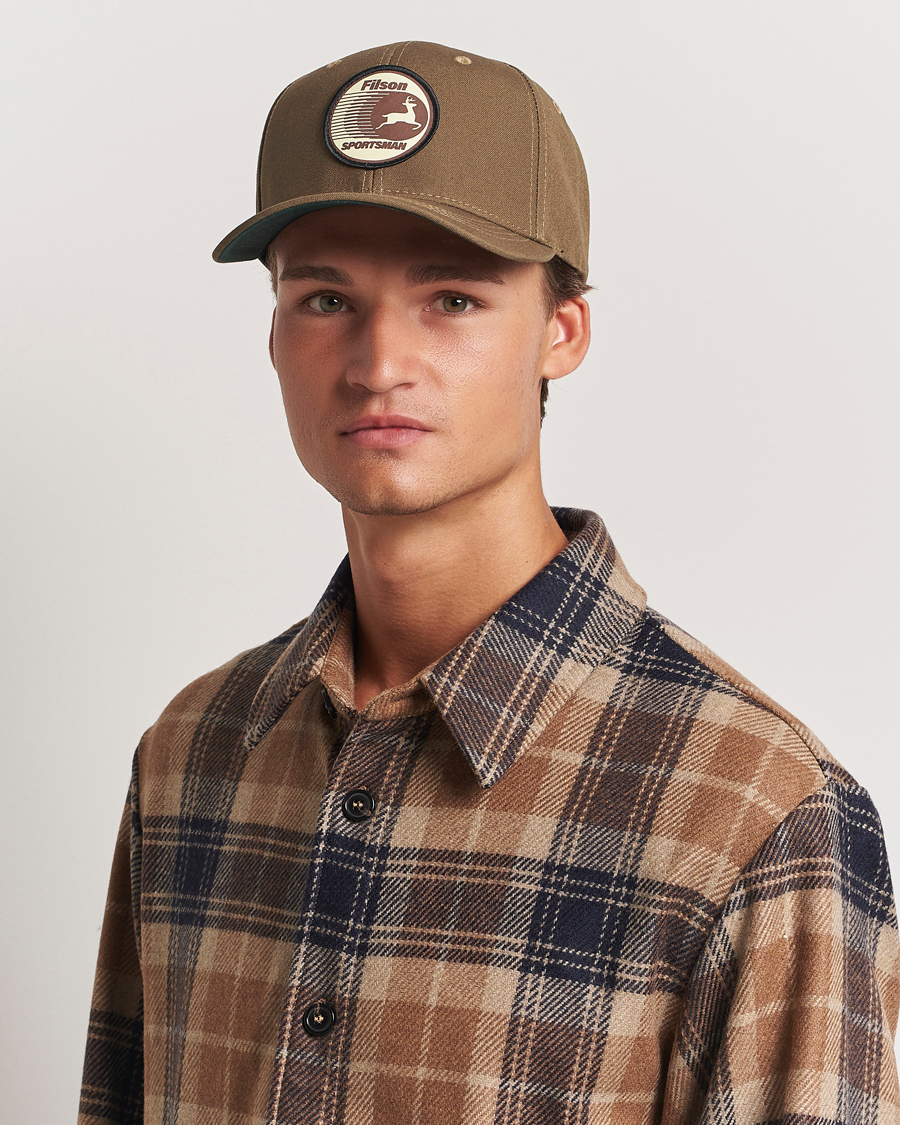 Herre | Filson Dry Tin Logger Cap Marsh Olive | Filson | Dry Tin Logger Cap Marsh Olive
