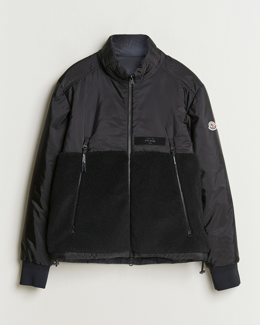 Herre | Jakker | Moncler | Vallorch Reversible Fleece Jacket Black