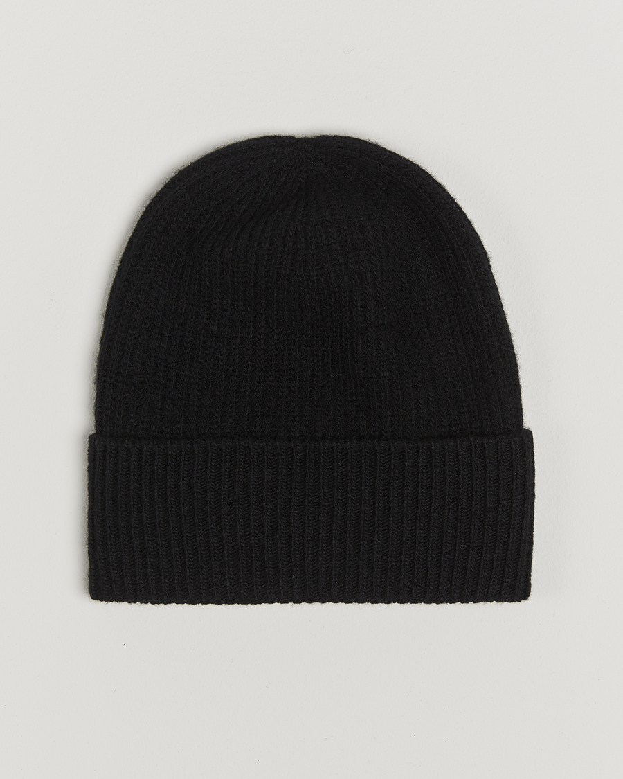 Herre | Moncler Cashmere Beanie Black | Moncler | Cashmere Beanie Black