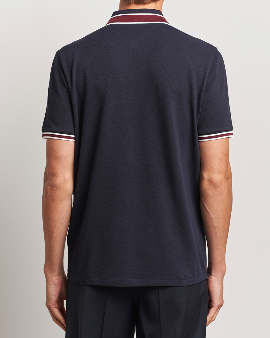 Herre | Pikéer | Moncler | Double Contrast Collar Polo Navy
