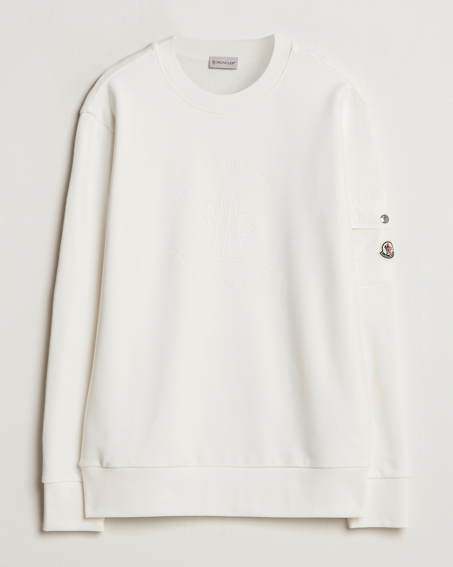 Herre | Gensere | Moncler | Pocket Sleeve Sweatshirt Off White