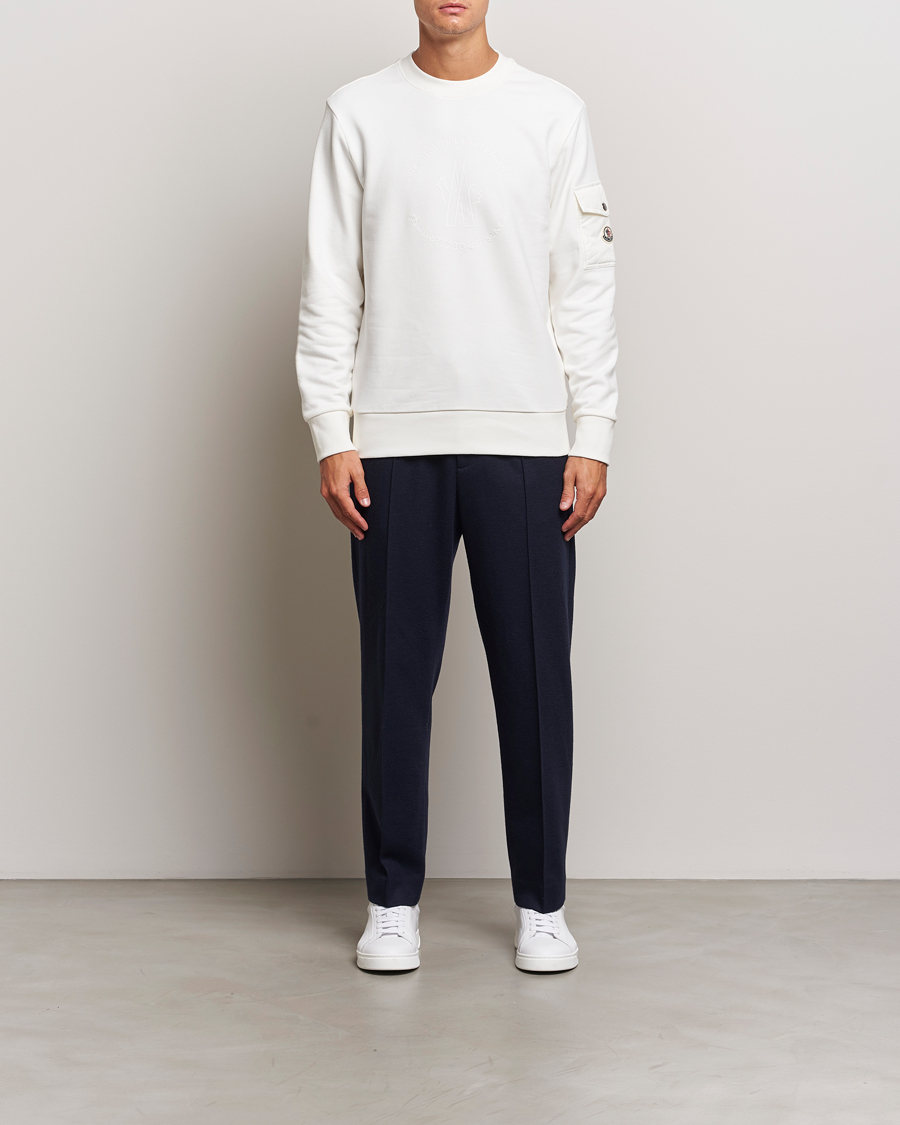 Herre | Gensere | Moncler | Pocket Sleeve Sweatshirt Off White
