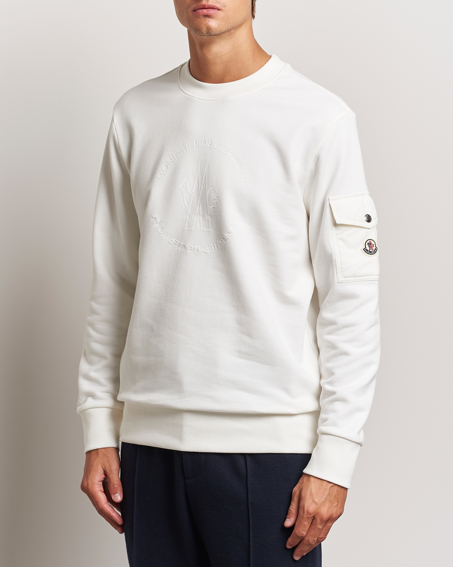Herre | Gensere | Moncler | Pocket Sleeve Sweatshirt Off White