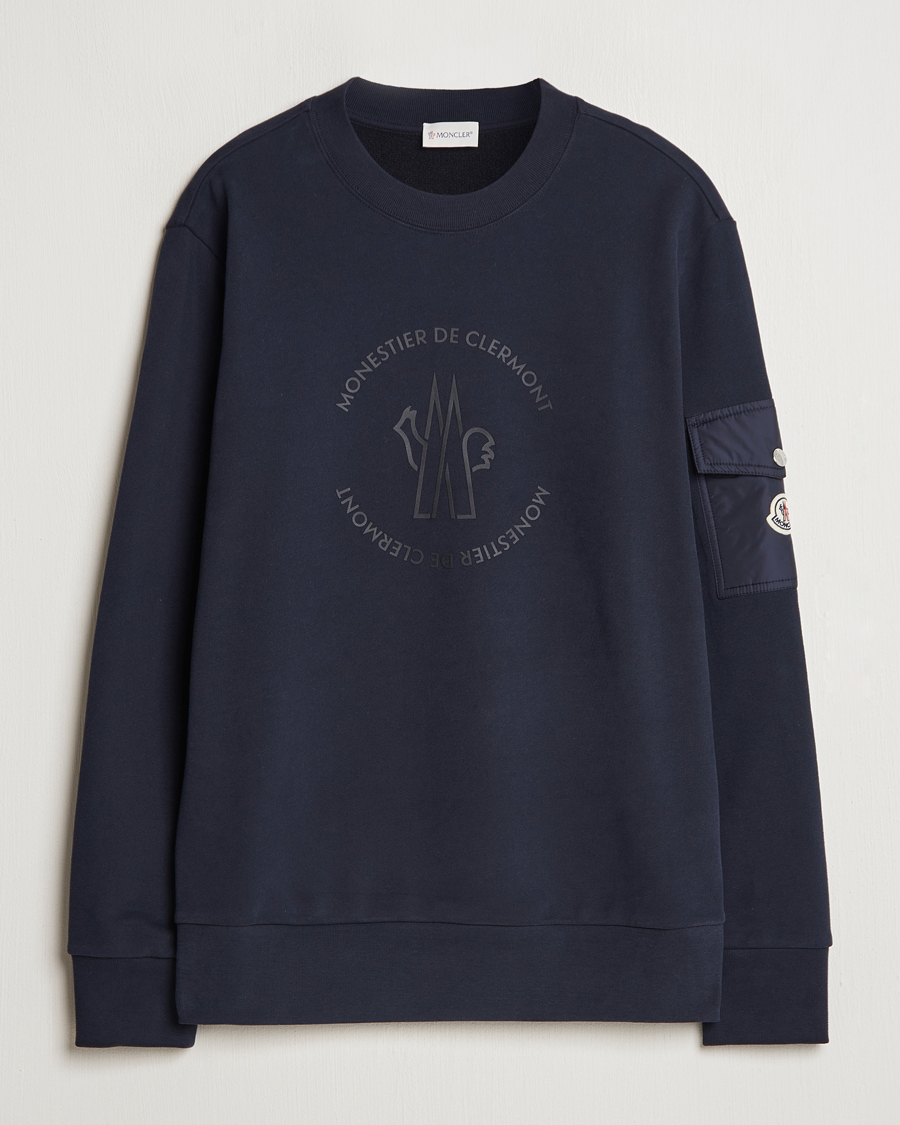 Herre | Gensere | Moncler | Pocket Sleeve Sweatshirt Navy