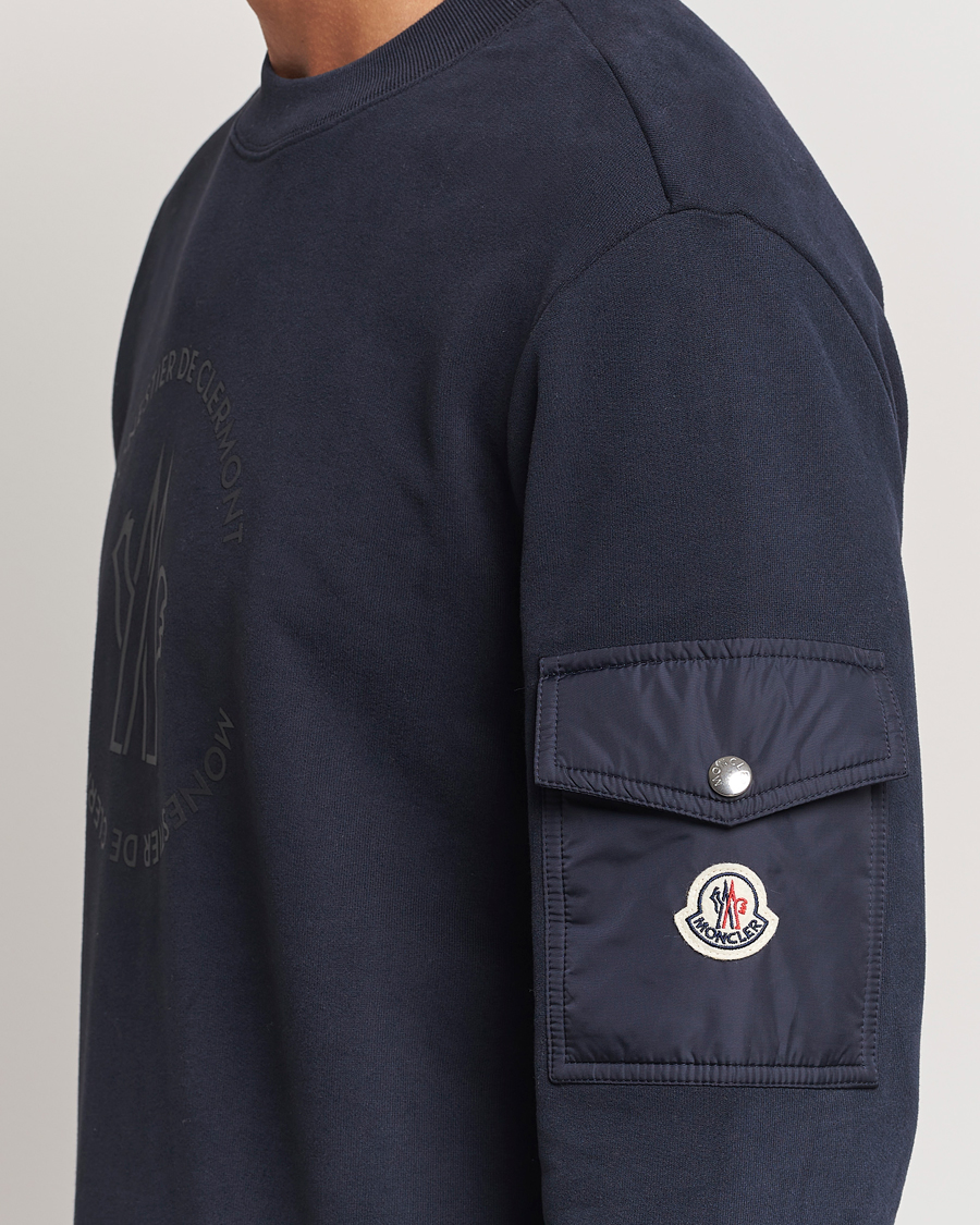 Herre | Gensere | Moncler | Pocket Sleeve Sweatshirt Navy