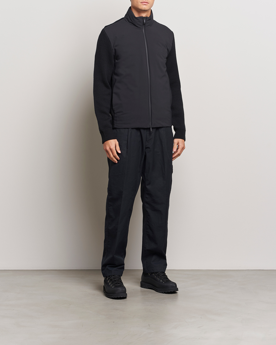 Herre | Gensere | Moncler | Hybrid Zip Cardigan Black