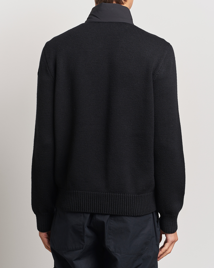 Herre | Gensere | Moncler | Hybrid Zip Cardigan Black