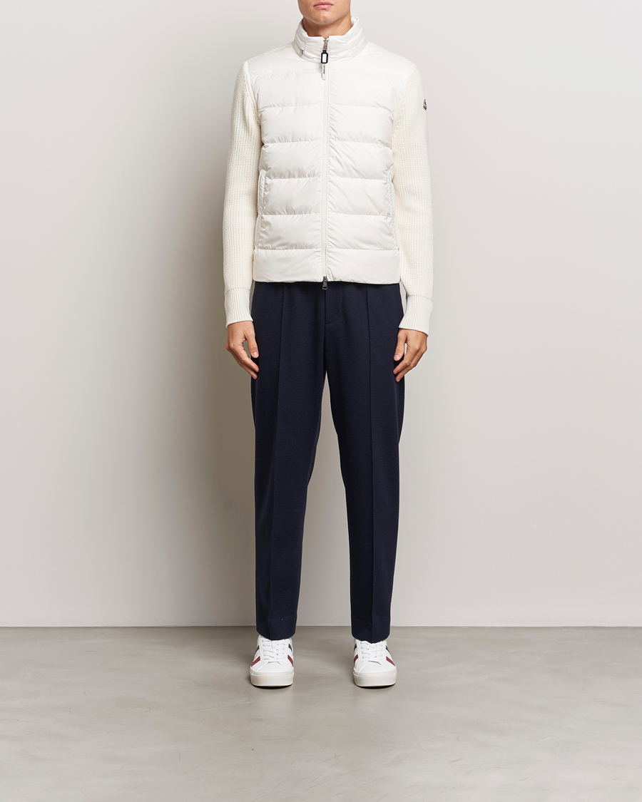 Herre | Jakker | Moncler | Padded Zip Cardigan Off White