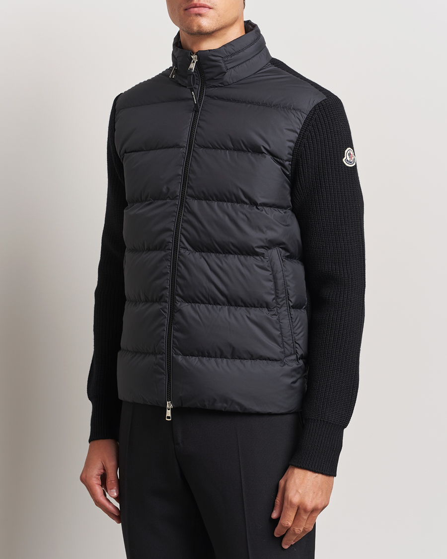 Herre | Jakker | Moncler | Padded Zip Cardigan Black