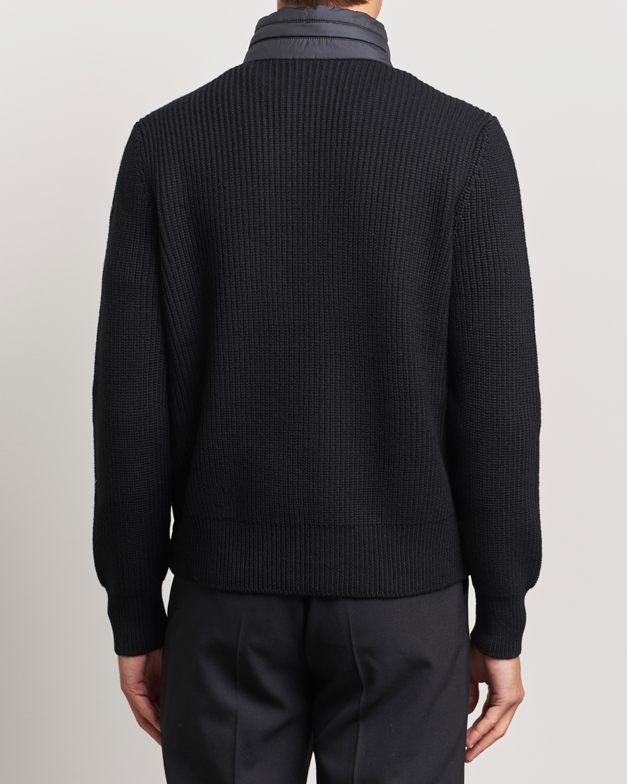 Herre | Jakker | Moncler | Padded Zip Cardigan Black