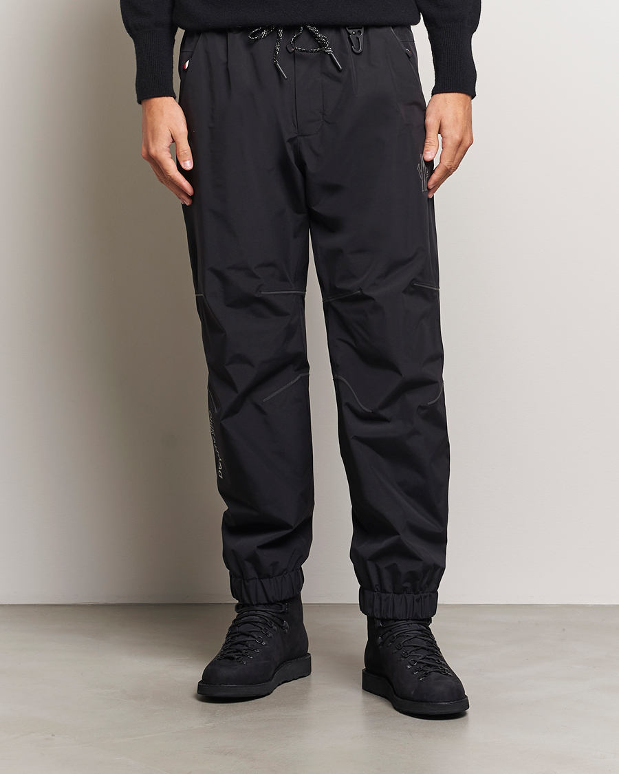 Herre | Bukser | Moncler Grenoble | Nylon Drawstring Trousers Black