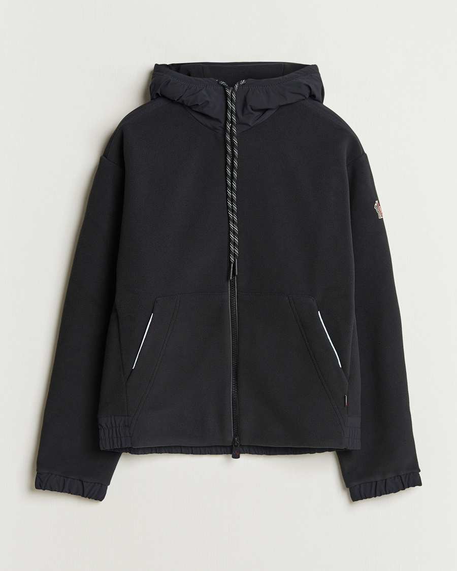 Herre | Gensere | Moncler Grenoble | Fleece Full Zip Cardigan Black