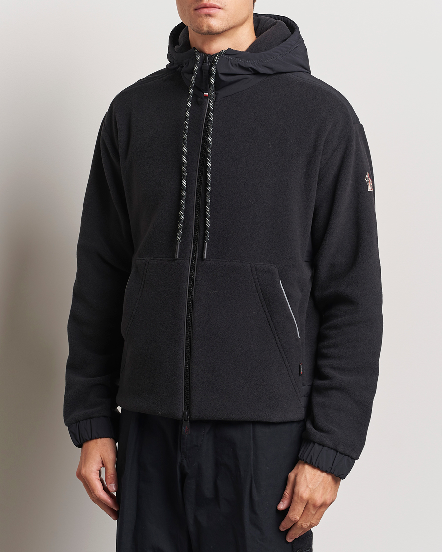 Herre | Gensere | Moncler Grenoble | Fleece Full Zip Cardigan Black
