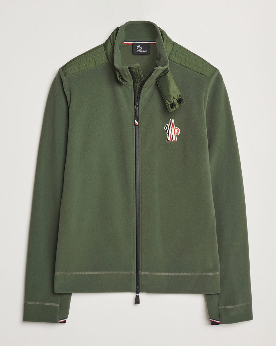 Herre | Gensere | Moncler Grenoble | Fleece Full Zip Dark Olive