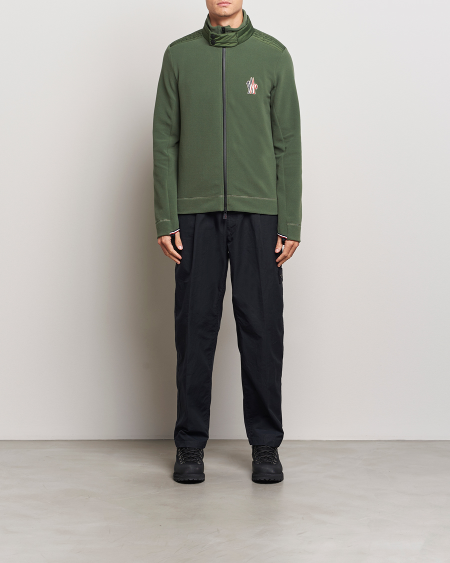 Herre | Gensere | Moncler Grenoble | Fleece Full Zip Dark Olive