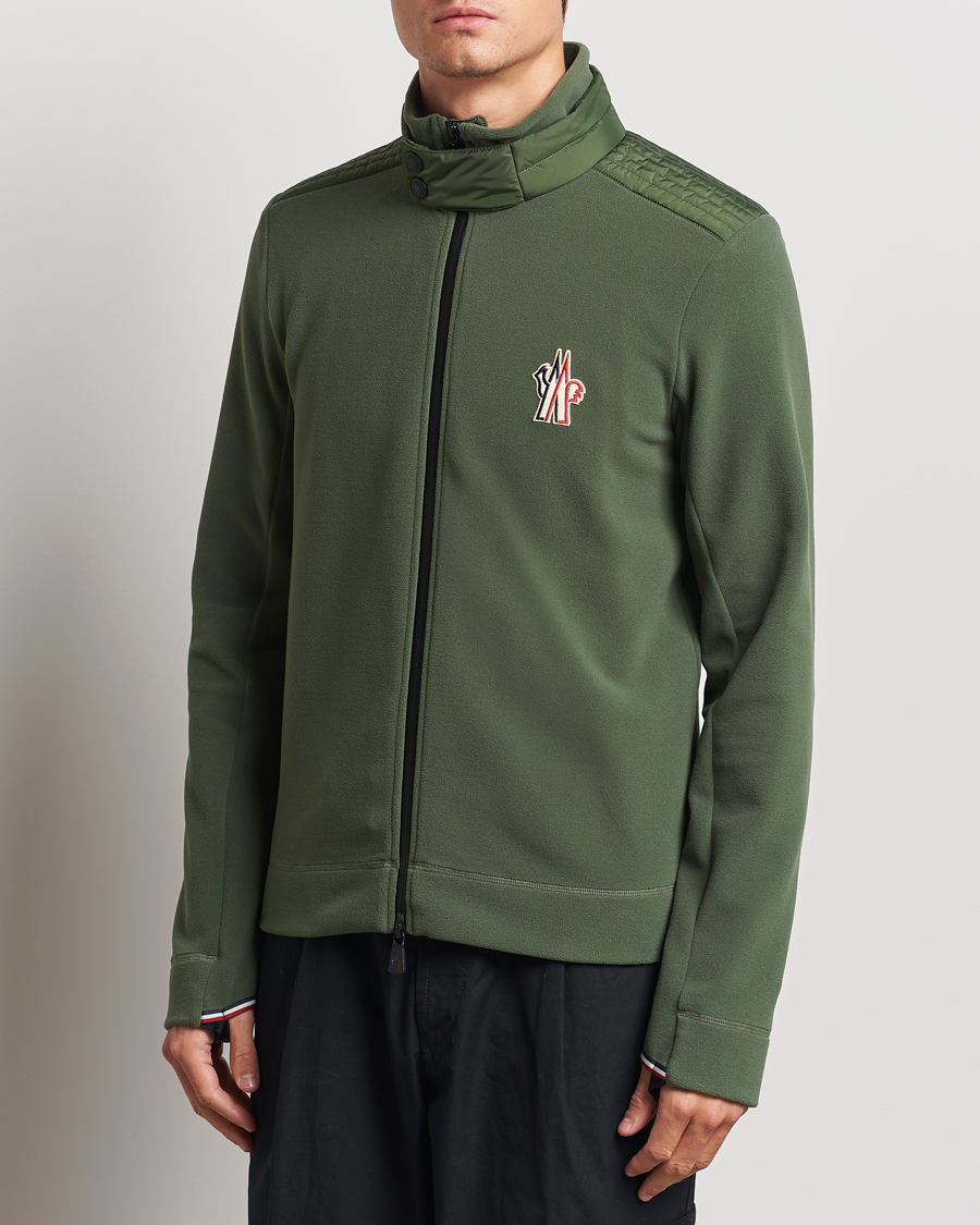 Herre | Gensere | Moncler Grenoble | Fleece Full Zip Dark Olive
