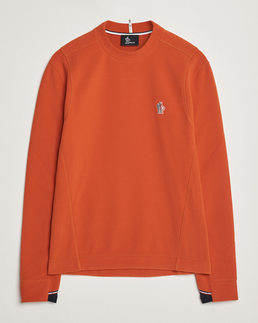 Herre | Gensere | Moncler Grenoble | Fleece Sweatshirt Brick