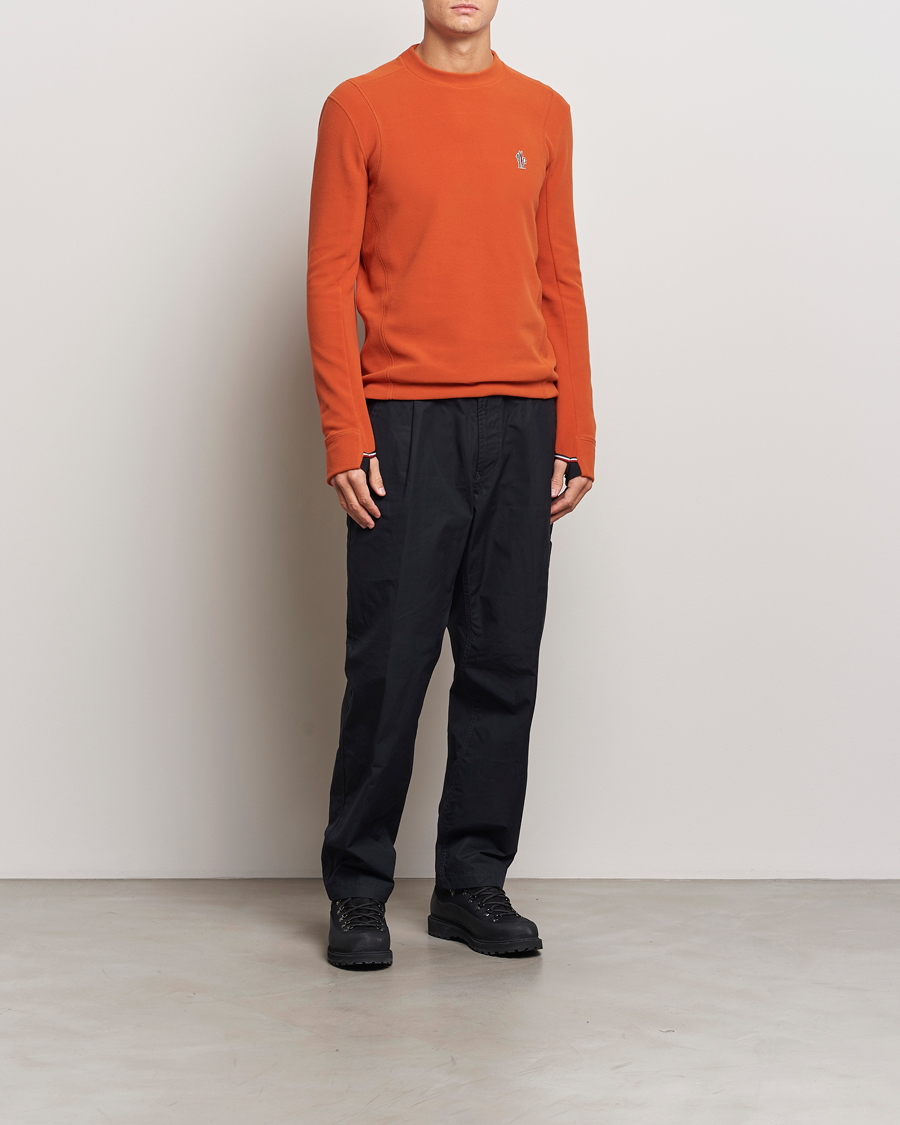 Herre | Gensere | Moncler Grenoble | Fleece Sweatshirt Brick