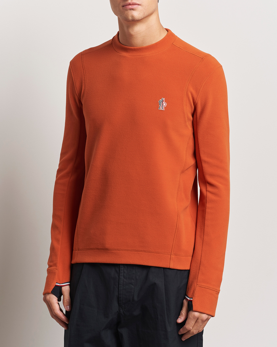 Herre | Gensere | Moncler Grenoble | Fleece Sweatshirt Brick