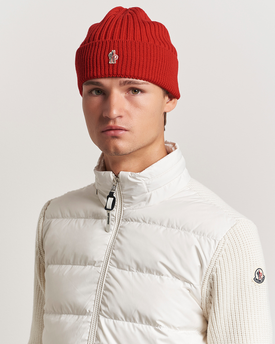 Herre | Moncler Grenoble Beretto Beanie Red | Moncler Grenoble | Beretto Beanie Red