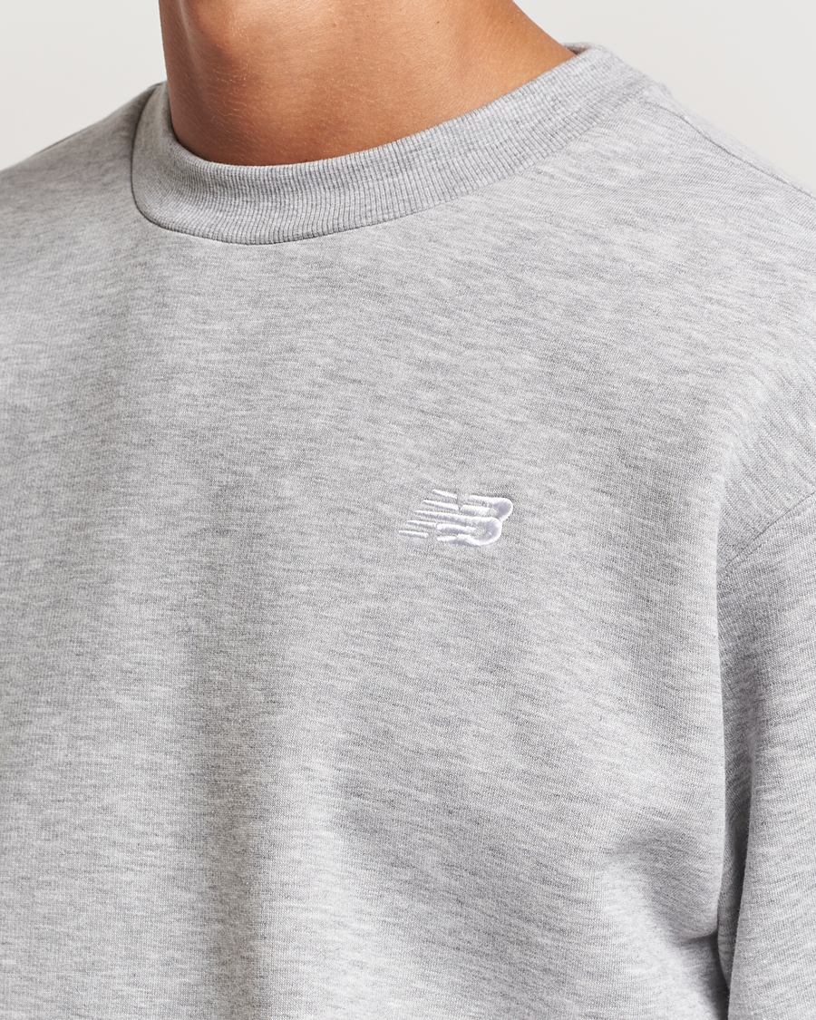 Herre | Gensere | New Balance | Essentials Fleece Sweatshirt Athletic Grey