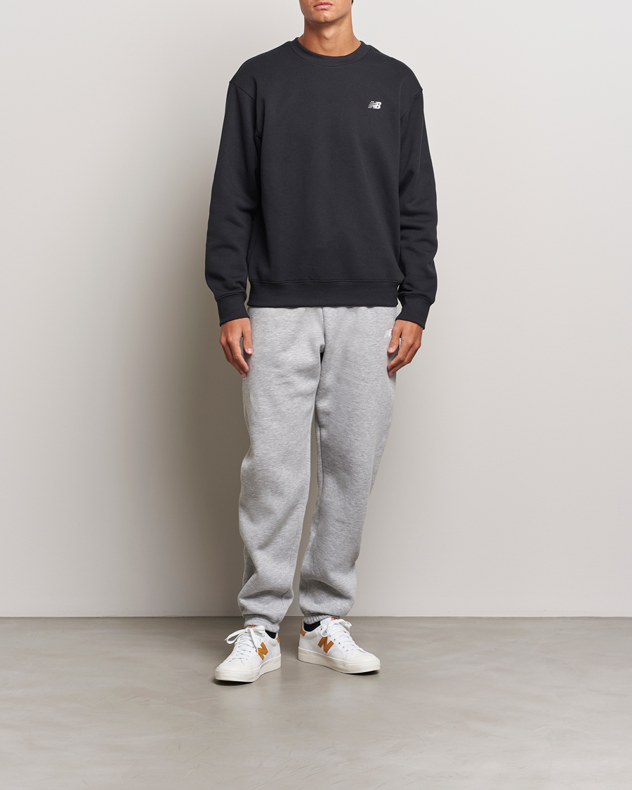 Herre | Gensere | New Balance | Essentials Fleece Sweatshirt Black