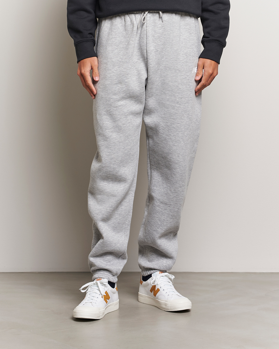 Herre | Bukser | New Balance | Essentials Fleece Sweatpants Athletic Grey