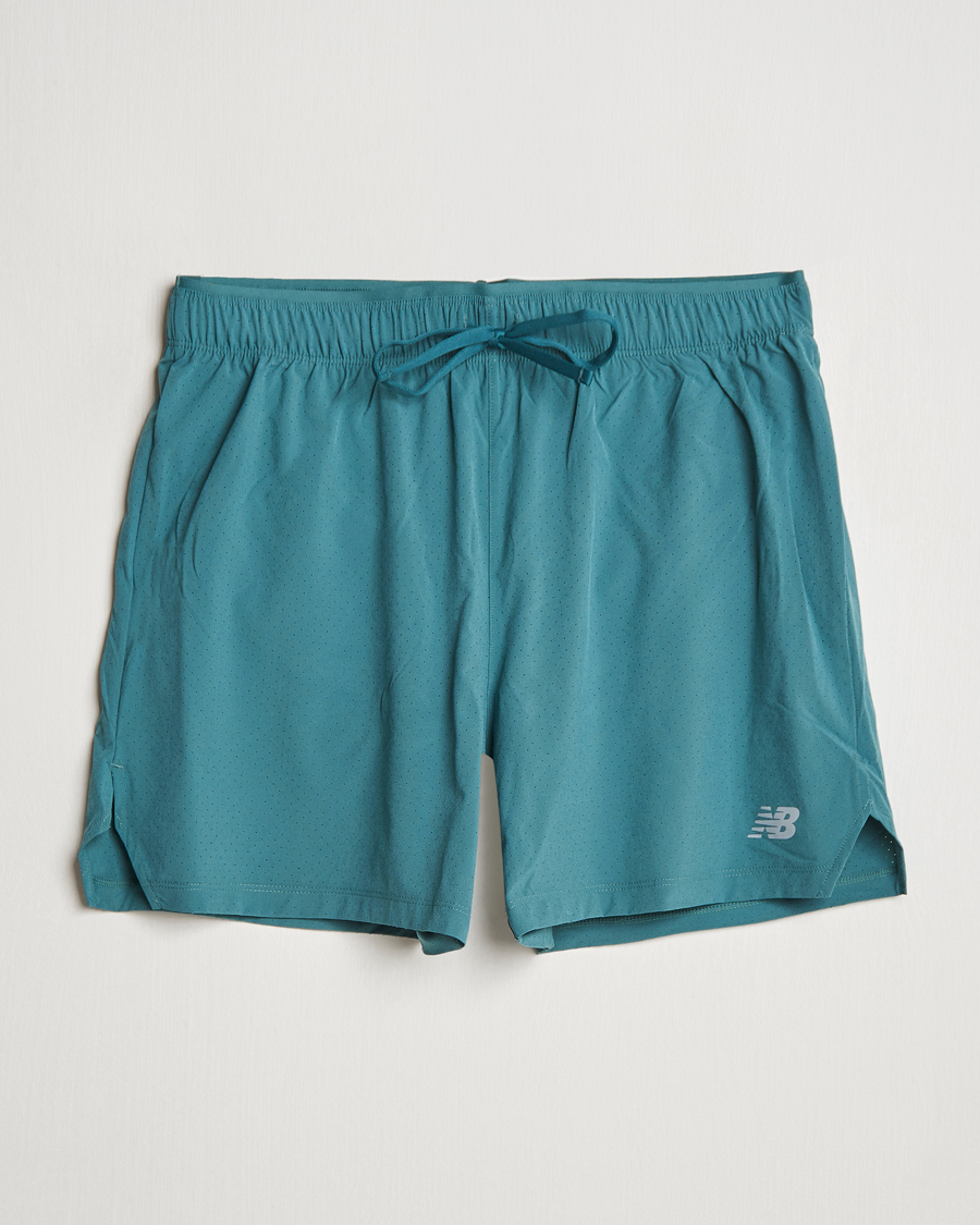 Herre | Shorts | New Balance Running | Athletics 5 Run Shorts New Spruce