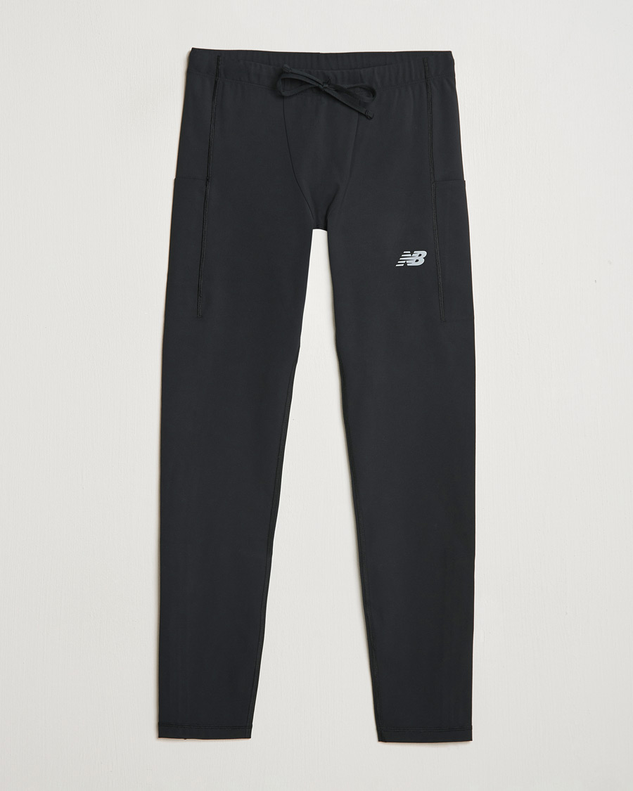 Herre | Bukser | New Balance Running | Sleek Pocket Tights Black