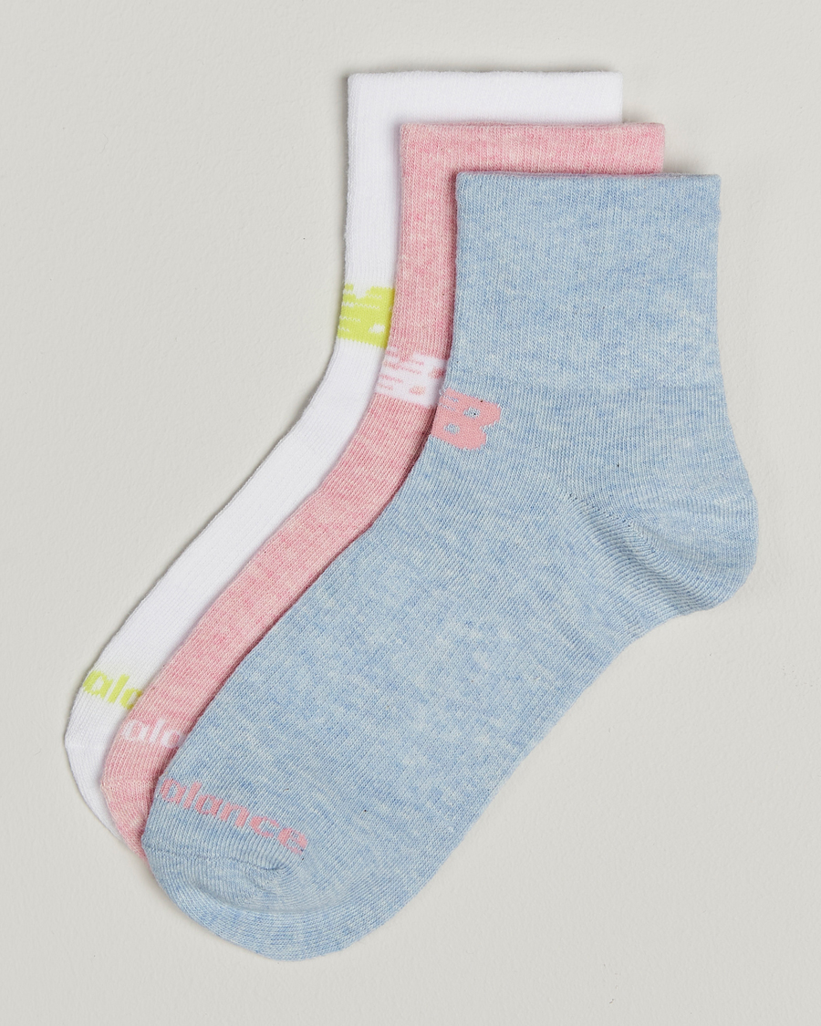 Herre | New Balance Running 3-Pack Performance Cotton Socks Multi | New Balance Running | 3-Pack Performance Cotton Socks Multi