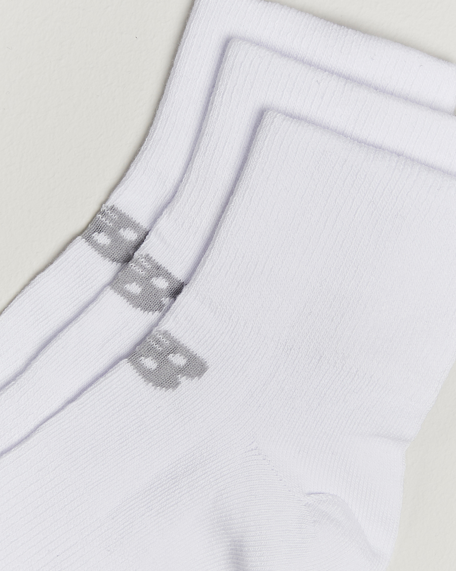 Herre | New Balance Running 3-Pack Performance Cotton Socks White | New Balance Running | 3-Pack Performance Cotton Socks White