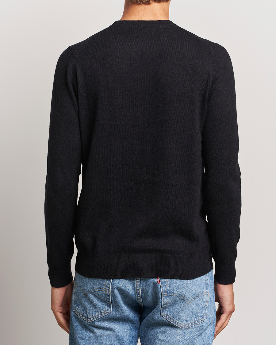 Herre | Gensere | Lyle & Scott | Cotton/Merino Crew Neck Jumper Jet Black